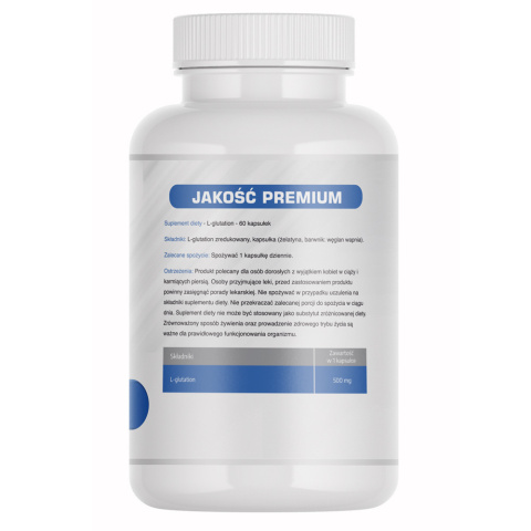Glutation zredukowany (aktywny) 500mg Glutation zredukowany (aktywny) 500mg