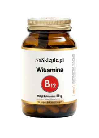 Witamina B12 Metylokobalamina 100 µg – 90 Kapsułek